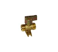 DIPRA - Vanne Gaz Butane et Propane - Manette Métallique - Filetage Mâle 20/150 - Ouverture/Fermeture Rapide
