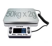 Dipse Mini pèse-colis avec écran externe et balance très performante 50kg x 0,002kg