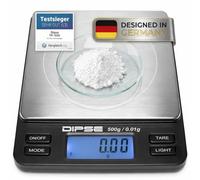 Dipse TP Balance numérique haute précision avec plateforme extra grande - Balance de poche - Convient pour pesage d'or, 500g x 0,01g