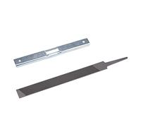 DIRBAK Kit d'affûtage de tronçonneuse, Lime Plate Professionnelle en Acier et Ensemble d'outils de jauge de Profondeur pour Les forestiers et Les Travailleurs.Affûteur de précision très