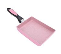 DIRBAK Poêle Tamagoyaki en alliage d'aluminium, poêle rectangulaire antiadhésive pour rouleaux d'œufs, petit déjeuner et Steak, poêle japonaise de 12 pouces