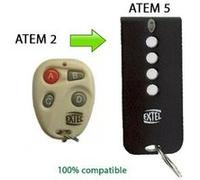 Direct fournisseur officiel : Télécommande ATEM 2 pour motorisation Extel - remplacée par la télécommande Extel Beep 100% compatible et garantie. - G