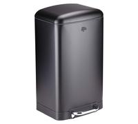 Dirt Devil Dirt Devil Poubelle à pédale 20L - Poubelle - Acier inoxydable - Noir