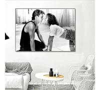 Dirty Dancing Toile Affiche Noir Blanc Mur Art Peinture Film Imprimer Pulp Fiction Affiches Mur Photos Salon Décor 50x70cm (20x28in) Sans Cadre
