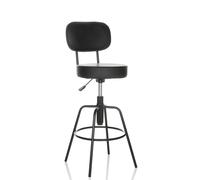 DISC HIGH - Tabouret de bar Noir
