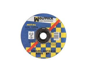 Disco Corte Abrasivo Metal 115x3,2x22 mm.