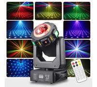 Disco Light Party Light, tête en mouvement - ZS101, LED RGB DJ Projecteur Musique Contrôlé DJ Disco Lumières, Effet DMX Spot, pour la réunion de famille, KTV, mariage, anniversaire, Halloween