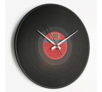DISCOCLOCK DOC000 - Disco INTIERO - Horloge en Disque Vinyle - Pendule Vintage À PARTIR d'un Disque 33 Tours RECYCLÉ - Horologe Murale - Pendule Cuisine - Made in Italy - LIVR. Express 24H DISPON.!