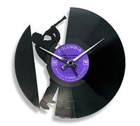 Disc'O'Clock LP 33 Horloge Murale silencieuse en Vinyle, Clarinet, idée Cadeau à thème Clarinetto, Jazz, Blues
