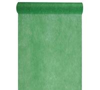 Discount Mariage - Chemin de table tissu non tissé uni vert fonce