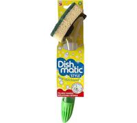 Dishmatic Brosse à vaisselle et recharge pour éponge à récurer robuste