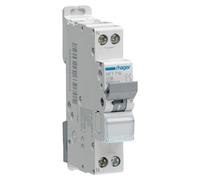 Hager Disjoncteur NGT716 1P+N 6-10 kA D-16A 1m