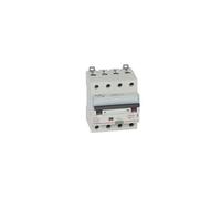 Disj diff monobloc DX³6000 10kA arrivée hautdépart bas vis 4P 10A typeAC 30mA
