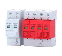 Disjoncteur 1 pièce 1P 2P 3P 4P, parafoudre domestique, dispositif de protection basse tension 380 V, contre la foudre(4,40KA)