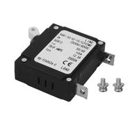 Disjoncteur 10A 240V Capacité Rupture 2000A Compact | Protection hydraulique, réarmement pour instantané, pour idéal pour ups, délai thermique, sécurité maximale