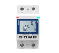 Disjoncteur 110V 220V 63A, compteur d'énergie, minuterie de mesure avec courant de tension et Protection contre les fuites
