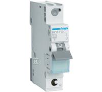 hager Hager Disjoncteur unipolaire C-10A 6kA 1M QC MCS110 Quantité:1