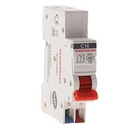 Disjoncteur 1P+N peignable bornes automatiques 10A NF Easy Connect - Thomson