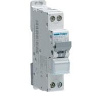 Hager Disjoncteur MJT710 1P+N Courbe C 10 A 4,5 kA 1 module vis/vis