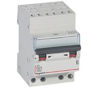 disjoncteur 25a 10ka courbe d tétrapolaire legrand dx3 auto / vis