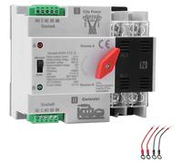 Disjoncteur 2P 125A 220V, commutateur automatique de transfert (ATS)
