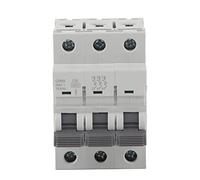 Disjoncteur 3p 230v 400v 50 60hz Ip20, protecteur de fuite électrique pour court-Circuit de surcharge avec couvercle Transparent (50A)