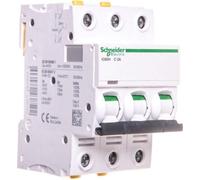 Disjoncteur 3P C 2A 10kA AC iC60H-C2-3 A9F07302