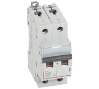 disjoncteur 50a 10ka phase neutre courbe d legrand dx3 vis / vis