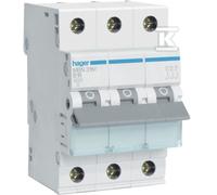 Disjoncteur 6kA courbe B 3P 16A MBN316E