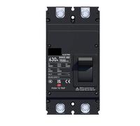 Disjoncteur à boîtier moulé 1500V DC, 1 pièce, 100A 125A 200A 250A 400A 630A 800A, interrupteur de déconnexion DHM3Z(2P-24VShunt trip,320A 1500V)