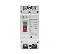 Disjoncteur à boîtier moulé solaire 2P DC 500V, Protection contre les surcharges MCCB, interrupteur de for photovoltaïque PV 100A 125A(100a)
