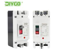 Disjoncteur à boîtier moulé solaire DC, Protection contre les surcharges MCCB, protecteur de commutateur pour solaire photovoltaïque PV 1P 2P 4P DC 500V 1000V