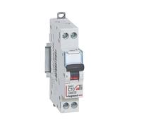 Disjoncteur à bornes à vis courbe C Legrand DNX3 10A 1P+N