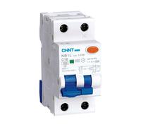 Disjoncteur à courant résiduel 1P+N C40A 30mA Chint - 203339