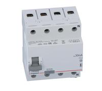 Disjoncteur à courant résiduel 4P 25 A 0,03 A Type AC P304 RX3 402062 Legrand 3245064020626
