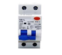 Disjoncteur à courant résiduel de Type A AC 10A 16A 32A 40A 30MA avec Protection magnétique contre les surintensités(1PN TYPE AC,10A)