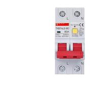 Disjoncteur à courant résiduel de Type AC 32A 40A 63A 80A RCD 15mA 30mA, Protection contre les fuites MCB 220V 16A 20A(50A)