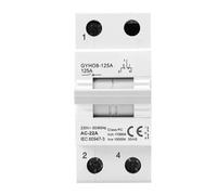 Disjoncteur à interrupteur manuel à double puissance | Disjoncteur de verrouillage 220V ~ 240VAC 63A 125A(125a)