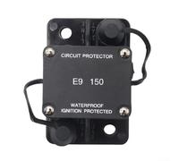Disjoncteur à réinitialisation automatique 30 A-150 A pour bateau, camping-car, camion, voiture, porte-fusible en ligne 32 V CC sans bouton d'interrupteur (100 A)