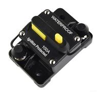 Disjoncteur à réinitialisation manuelle étanche 12 V 48 V DC 30 300 A pour camion, camping-car, voiture et systèmes électriques auxiliaires marins (100 A)