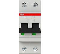 ABB Disjoncteur miniature S202-B6 – 2 pôles Type B 6 A 6/10 kA (2CDS252001R0065)