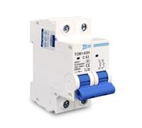 Disjoncteur AC MCB TOB1-63H courbe C 230/400 V~ 50 Hz/60 Hz 1P 2P 3P 4P 3A 6A 10A 16A 20A 25A 32A 40A 50A 63A