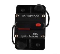 Disjoncteur avec interrupteur de déconnexion manuel évalué 30-300 A pour systèmes d'alimentation auxiliaire 12-48 V CC pour utilisation marine et véhicule (60 A)