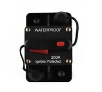Disjoncteur avec interrupteur de déconnexion manuel évalué 30-300 A pour systèmes d'alimentation auxiliaire 12-48 V CC pour utilisation marine et véhicule (200 A)
