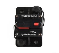Disjoncteur avec interrupteur de déconnexion manuel évalué 30-300 A pour systèmes d'alimentation auxiliaire 12-48 V CC pour utilisation marine et véhicule (250 A)