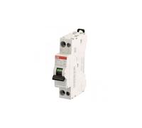 Disjoncteur bipolaire 16A ABB phase+neutre C16A/4.5kA