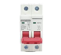 Disjoncteur DC 1000V 10A pour Solaire, DZ47-63Z 2P pour Système Photovoltaïque, Protection Surcharge Montage Rail DIN