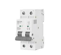 Disjoncteur DC MCB 80A 100A 125A 6KA 2p 500VDC Mini disjoncteur Din Rail Gym9-125(80a)