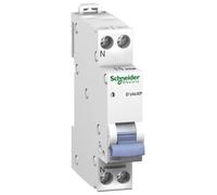 Disjoncteur D'clic DUOLINE XP 1P+N courbe C peignable 2A - SCHNEIDER ELECTRIC - 20724