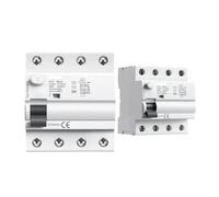 Disjoncteur de courant de fuite à la terre, Rail Din Type B, DC RCCB RCD 4P 40A 63A 30mA 300mA Type B RCD 6KA, 1 pièce(2P,40A 30mA)